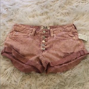 NWT✨ Free People Romeo Rolled Cutoff Denim Shorts